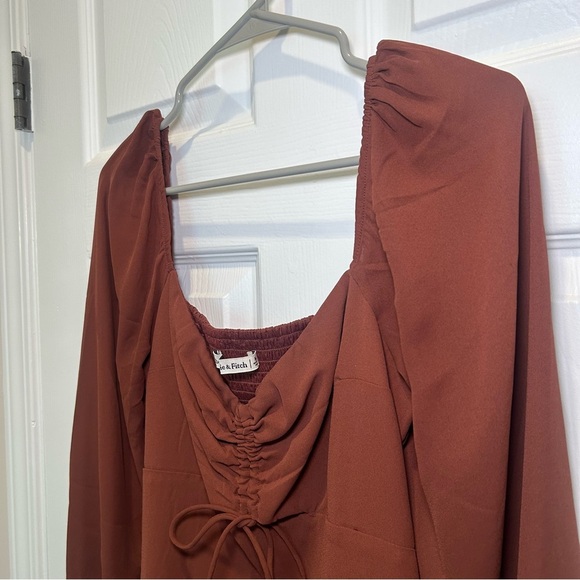 Abercrombie & Fitch Women's Rust Blouse - Picture 2 of 5